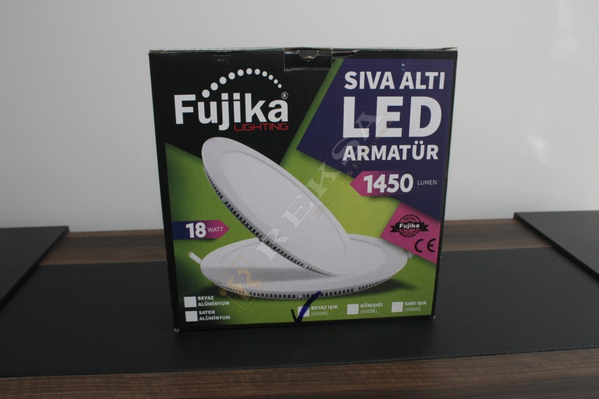 Fujika 18W Beyaz Sıva Altı Led Armatür